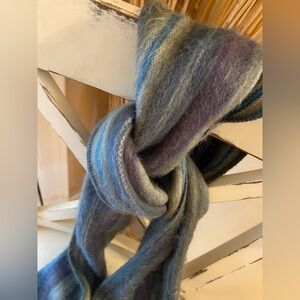 Pocoloco Alpaca Wool Scarf Hand Crafted Long Scarf,multi color,soft and warm